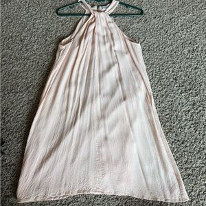 1. State light peach Midi Dress